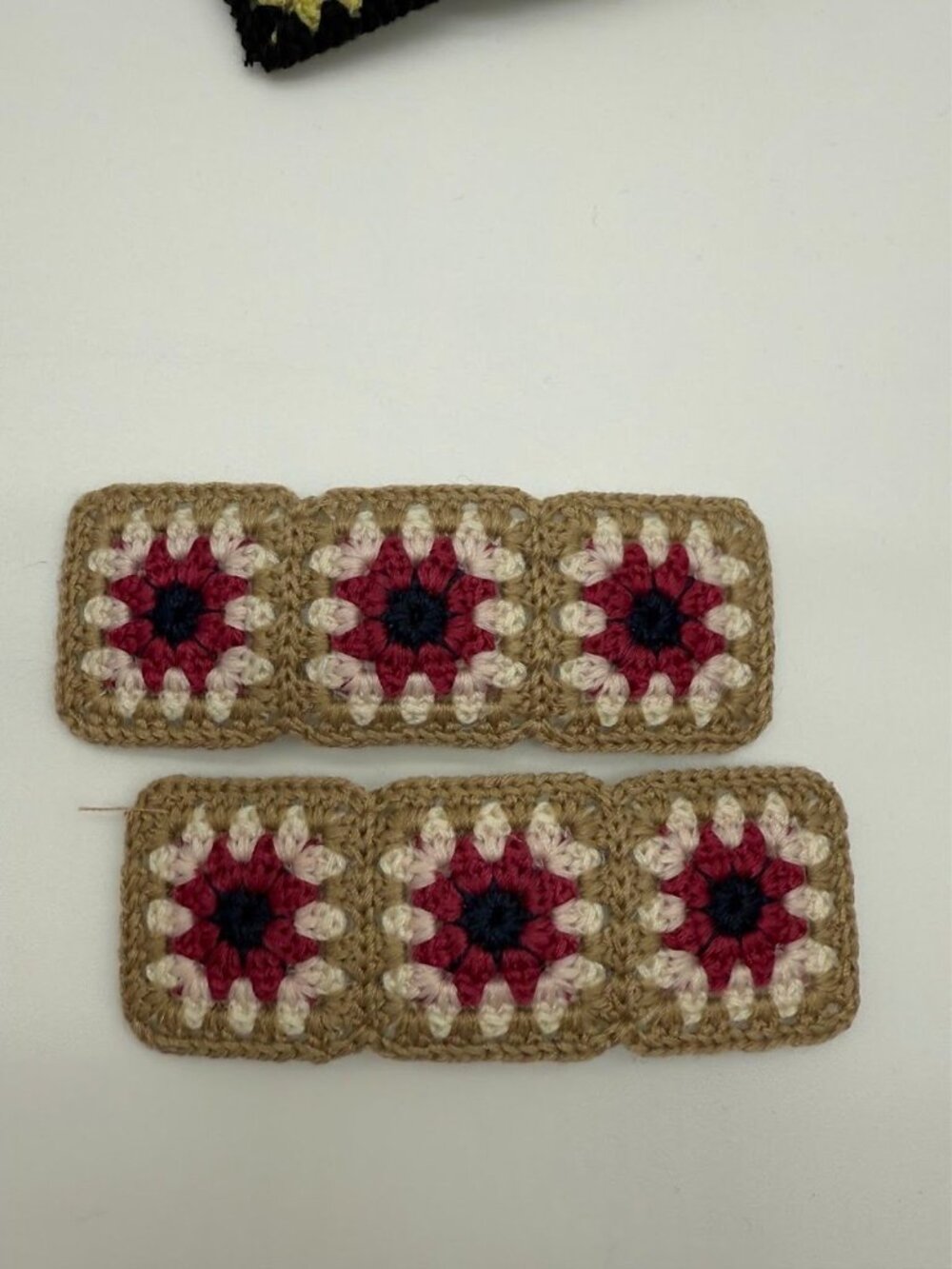 Crochet  handmade hair clip
